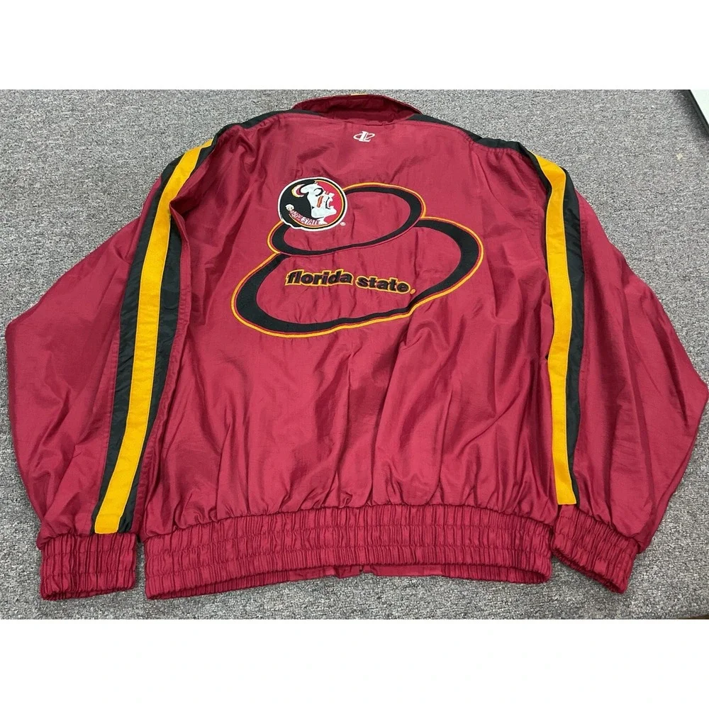 EUC! Vintage Florida State Seminoles Logo Athletic‎ Full Zip Jacket - Size Men L
